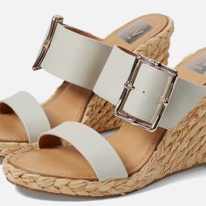 Dv Dolce Vita Women's Leelee Buckle Strap Espadrille Wedge Sandals